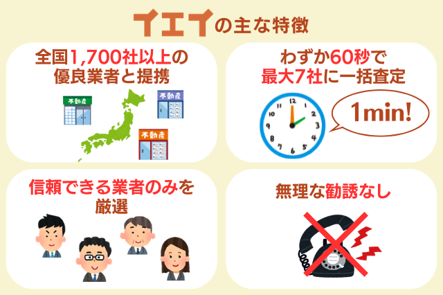 イエイの主な特徴