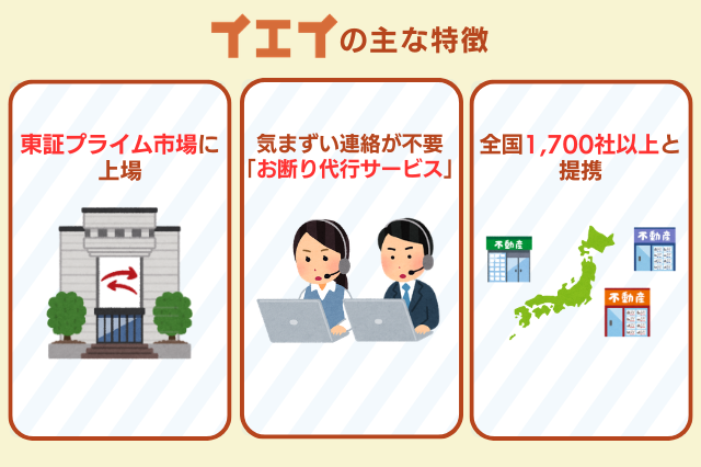 イエイの主な特徴